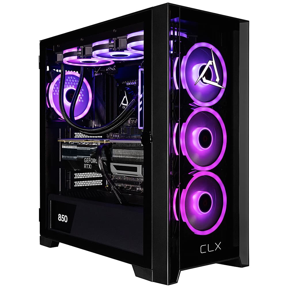 CLX - SET Gaming Desktop - Intel Core i9 14900KF - 32GB de memória DDR5 5600 - GeForce RTX 4080 SUPER - 2TB NVMe M.2 SSD - Preto-TGMSETRTU4209BM