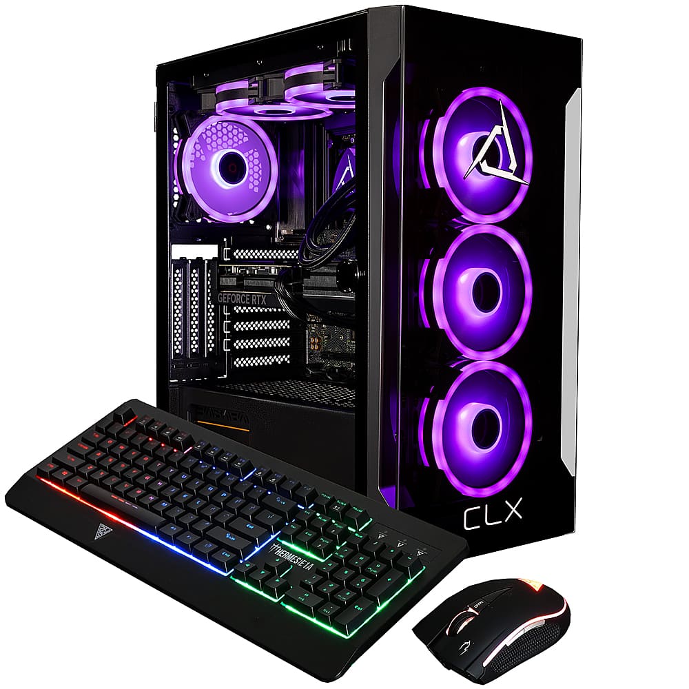 CLX - SET Gaming Desktop - Intel Core i7 14700KF - 32GB de memória DDR5 5600 - GeForce RTX 4070 SUPER - 1TB NVMe M.2 SSD - Preto-TGMSETRTU4207BM
