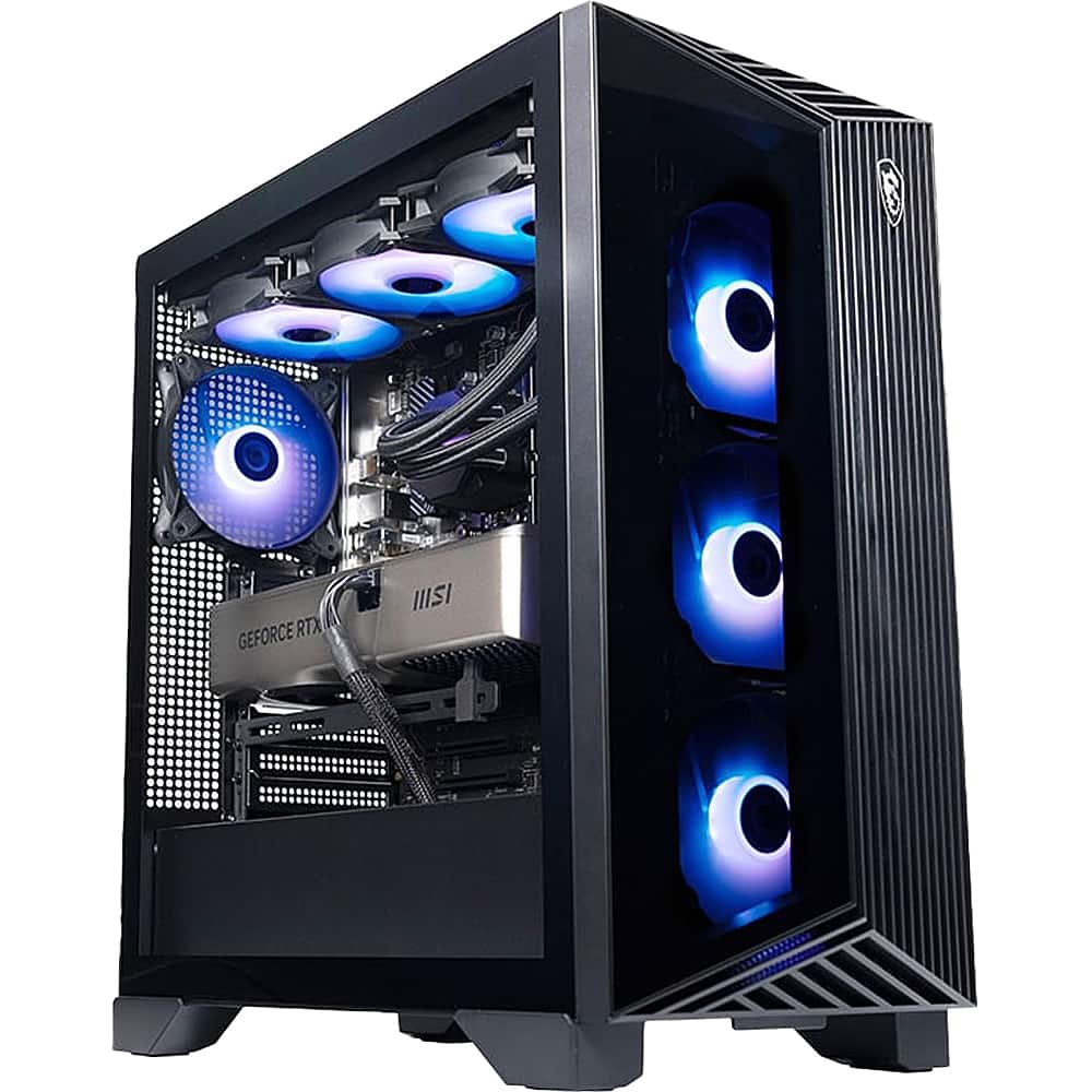MSI - Aegis ZS2 Gaming Desktop - AMD Ryzen R9-7900X - 32GB de memória - NVIDIA GeForce RTX 4070 TI Super - SSD de 2TB - Preto-AEGIS ZS2 A7NUF-815US