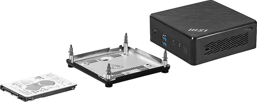 MSI - Cubi 5 Desktop - Intel Core i7-1255U - 16GB de memória - Iris Xe Graphic - SSD de 1TB - Preto-CUBI 5 12M-265US