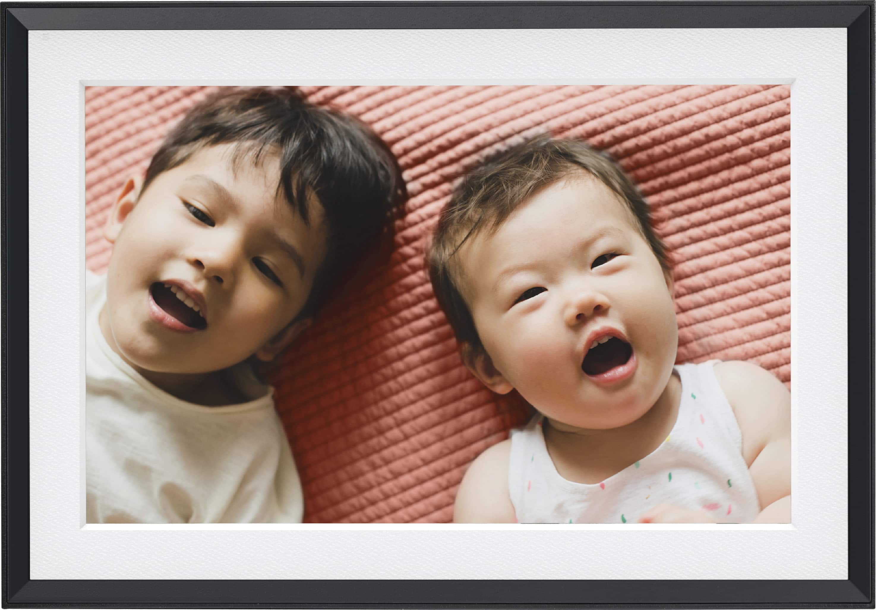 Aura Home - Moldura Wifi Digital Carver 10" - Cascalho Mate-AF900-MBLK