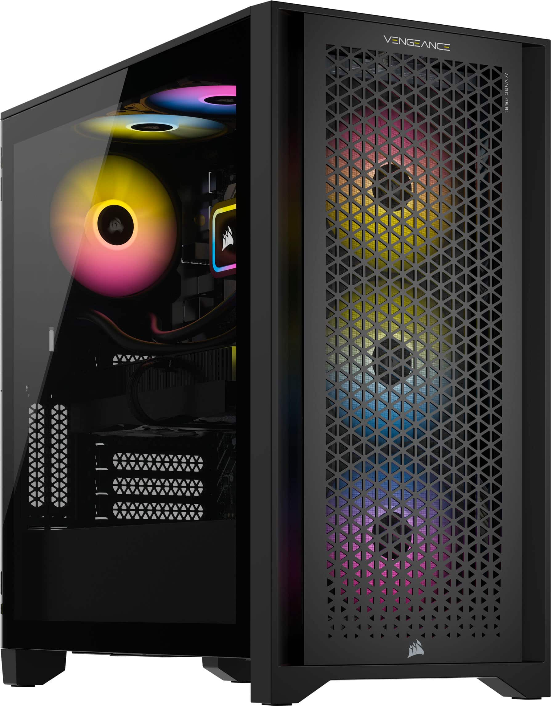 CORSAIR - Desktop para jogos VENGEANCE i7500 - Intel Core i5 14600KF - 32GB DDR5 - NVIDIA GeForce RTX 4060 - SSD de 1 TB - Preto-CS-9050092-NA