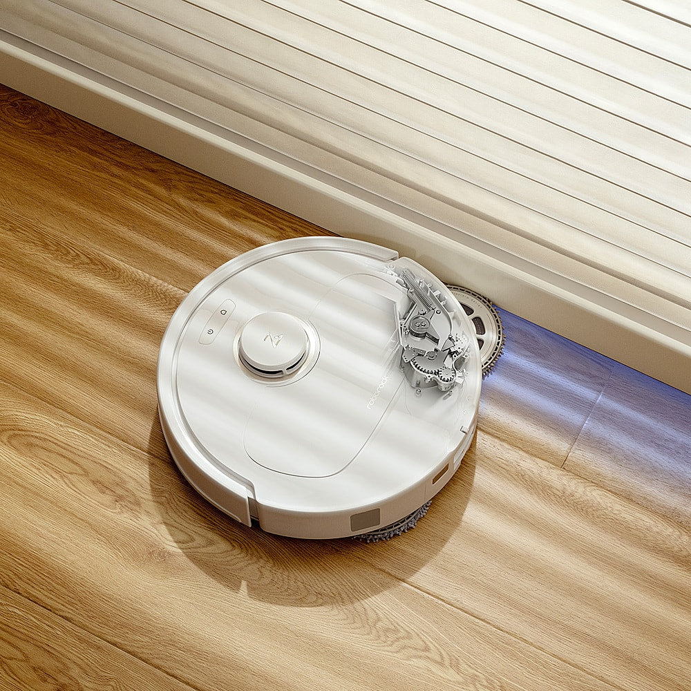 Roborock - Qrevo Pro Robô aspirador e esfregão conectado por Wi-Fi - Branco-ROBOROCK QREVO PRO