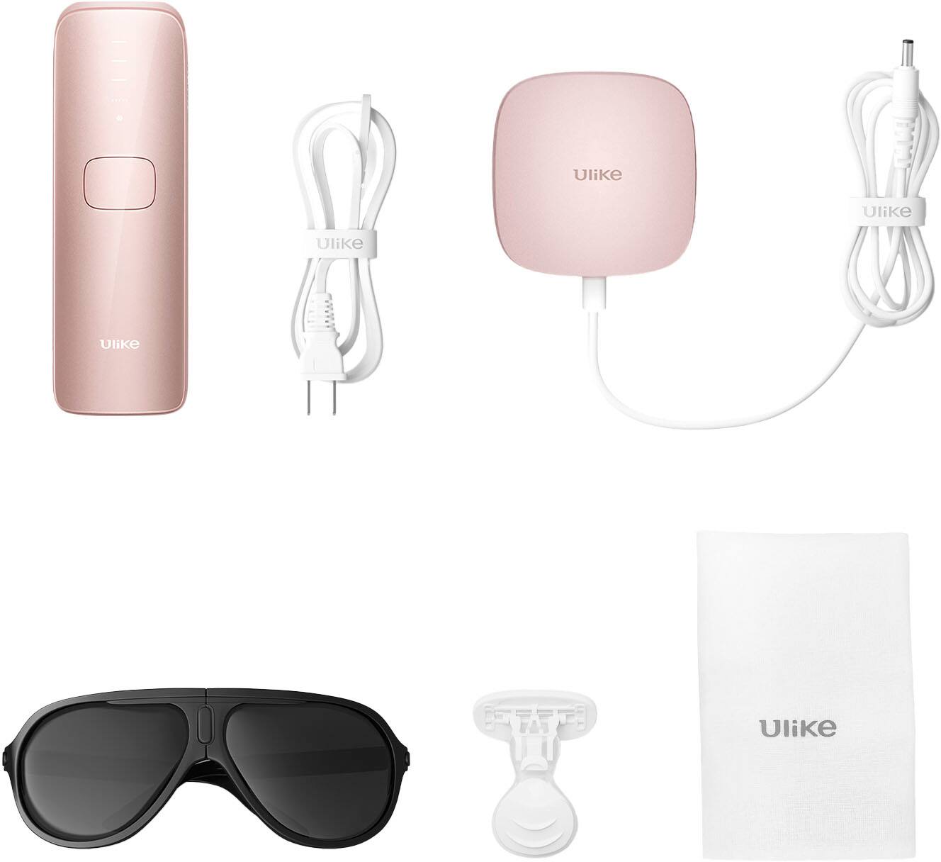 Ulike - Dispositivo de remoção de pêlos IPL com resfriamento de gelo Air 3 - Rosa-UI06 PN