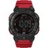 Timex - Relógio masculino UFC Rumble 50 mm - Pulseira vermelha com mostrador digital e caixa preta - Vermelho-TW5M59800JT