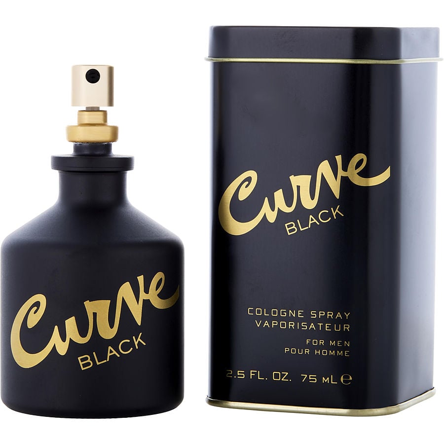 Perfume Masculino Liz Claiborne Curve Black Colônia Spray 75 Ml