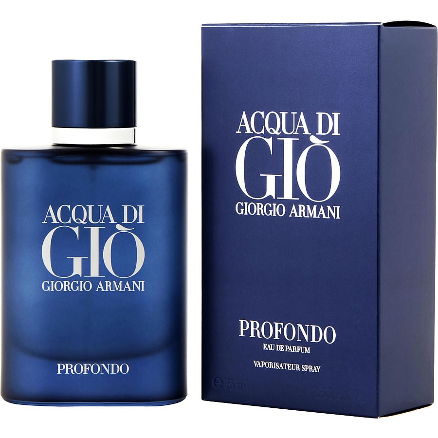 Perfume Masculino Acqua Di Gio Profondo Giorgio Armani Eau De Parfum Spray 75 Ml