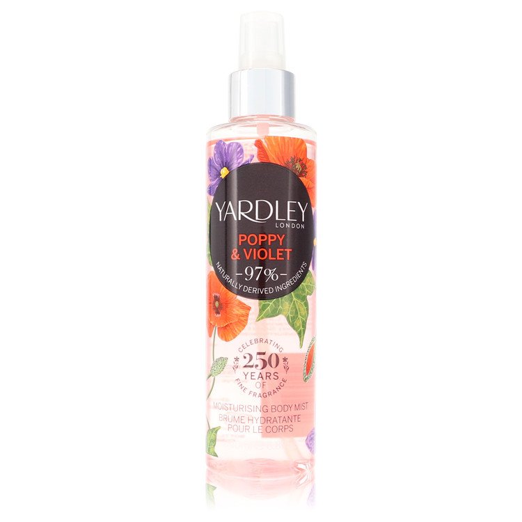 Perfume Feminino London Yardley Poppy & Violet 200 Ml - Água de Cheiro