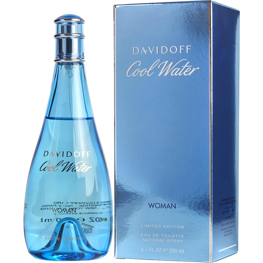 Perfume Feminino Cool Water Davidoff Eau De Toilette Spray 200 Ml