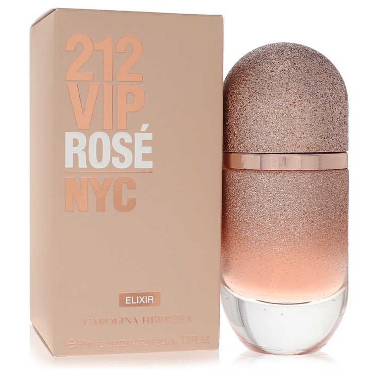 Perfume Feminino 212 Vip Rose Elixir Carolina Herrera Eau De Parfum 50 Ml
