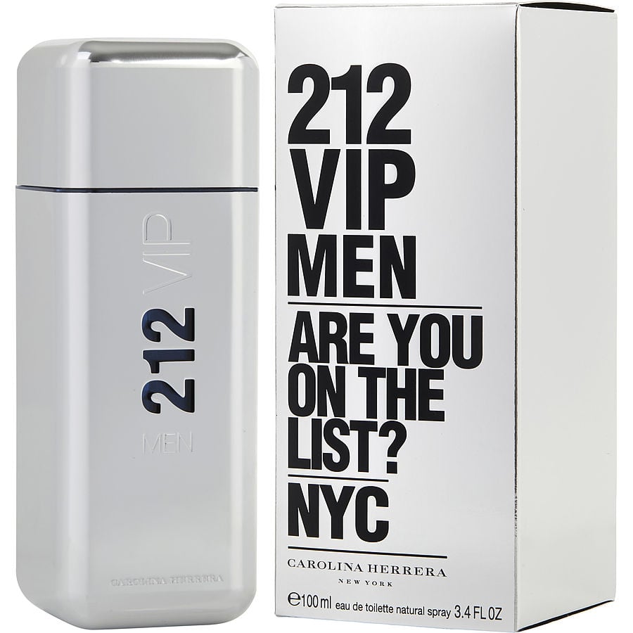 Perfume Masculino 212 Vip Carolina Herrera Eau De Toilette Spray 100 Ml (Nova Embalagem)