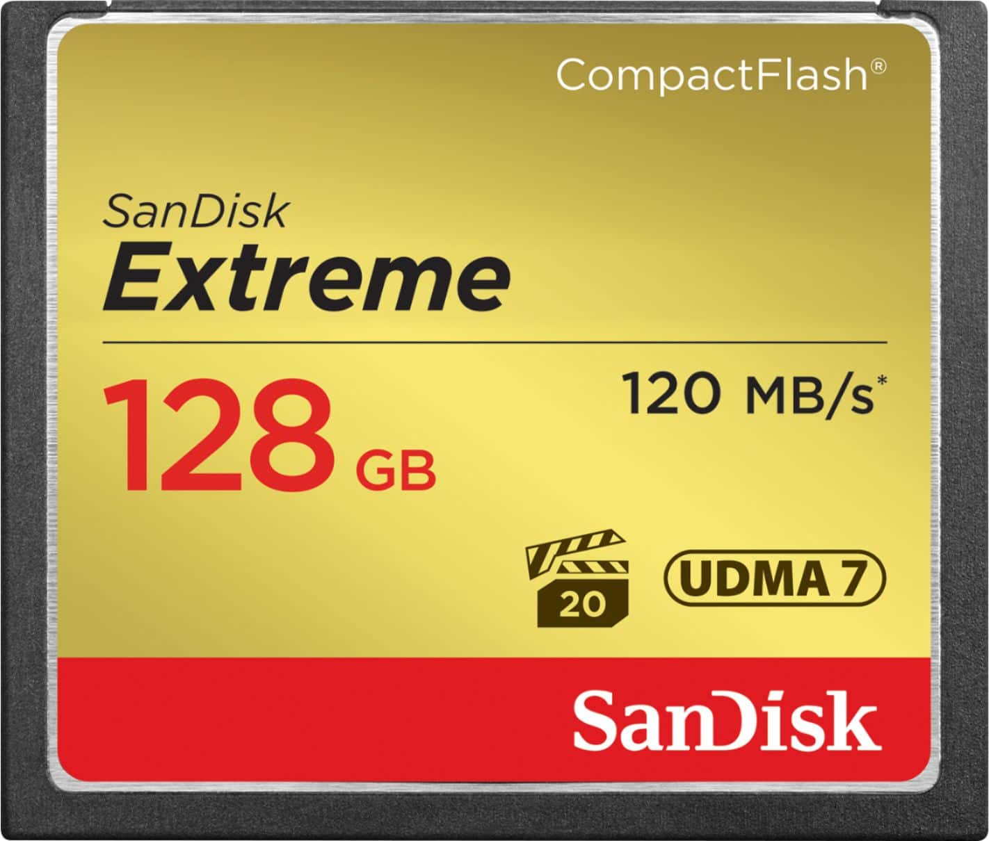 SanDisk - Cartão de memória Extreme 128GB CompactFlash (CF)-SDCFXS-128G-A46