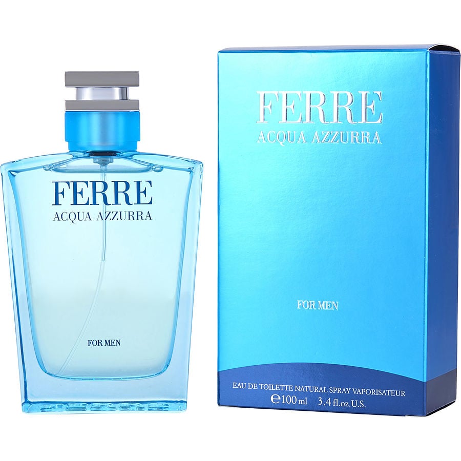 Perfume Masculino Gianfranco Ferre Acqua Azzurra Edt Spray 100 Ml