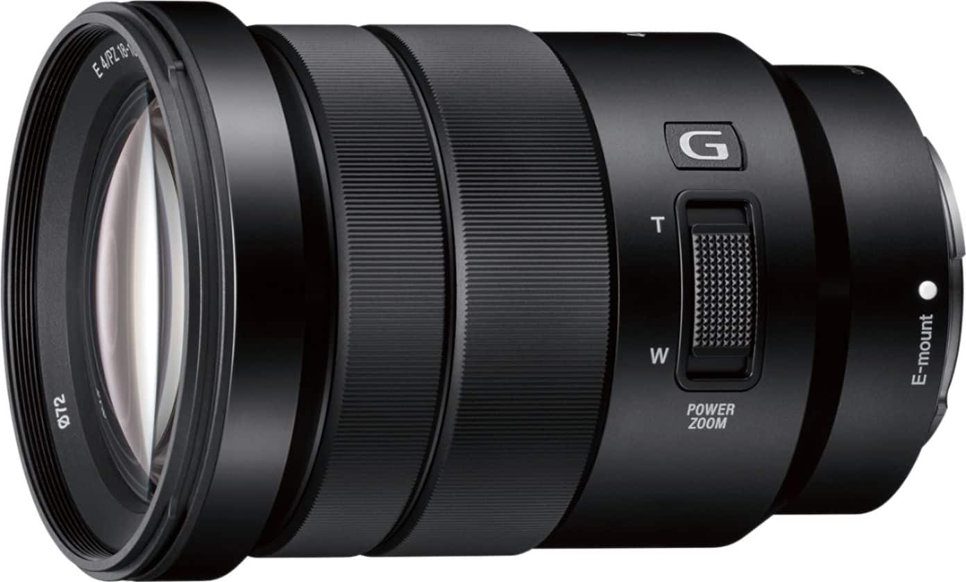 Sony - Lente zoom motorizada E PZ 18-105mm f/4.0 G OSS para câmeras de montagem E selecionadas - Preto-SELP18105G