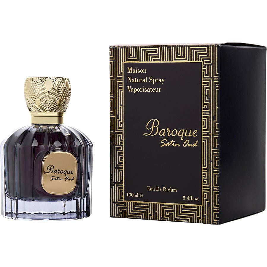 Perfume Masculino Maison Alhambra Baroque Satin Oud Eau De Parfum Spray 100 Ml