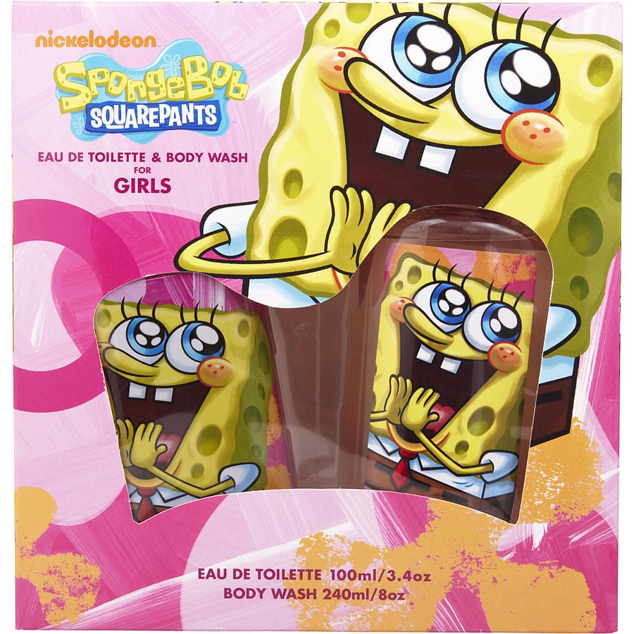 Perfume Feminino Nickelodeon Spongebob Squarepants Edt Spray 100 Ml&Sabonete Líquido 235