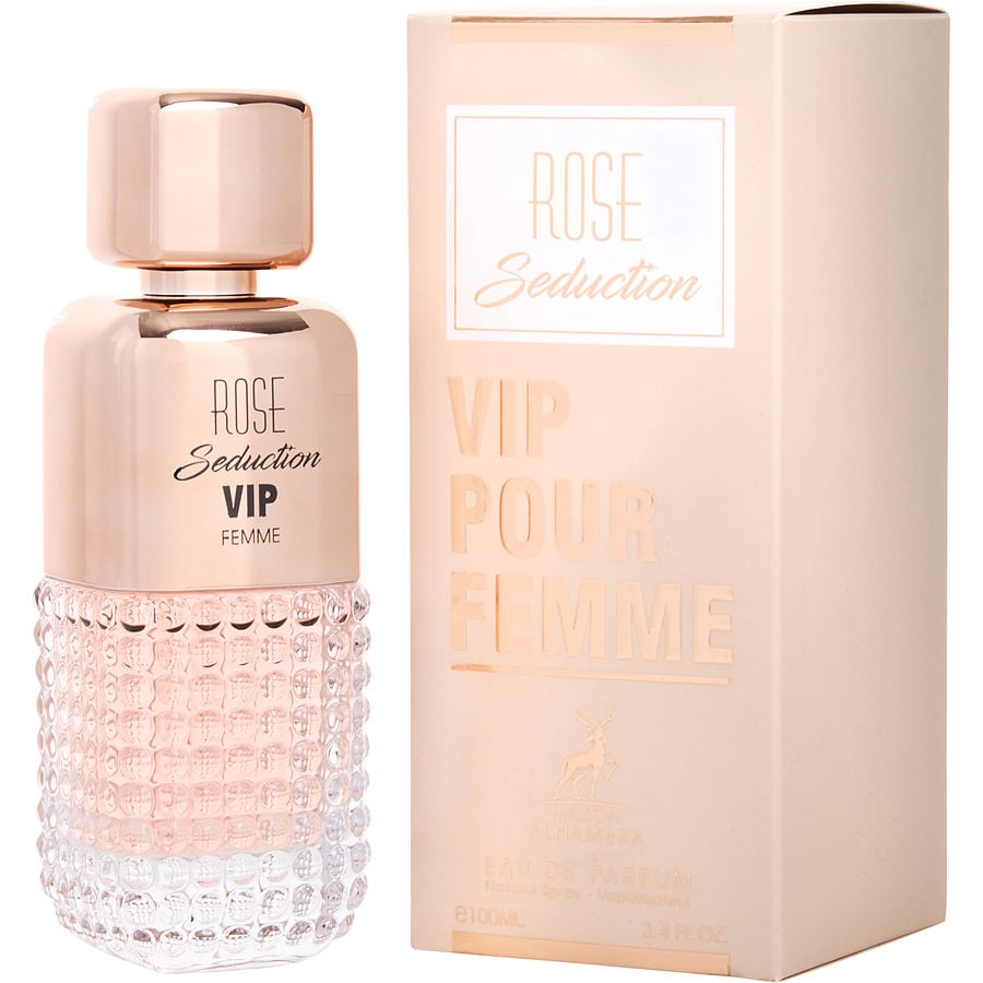 Perfume Feminino Maison Alhambra Rose Seduction Eau De Parfum Spray 100 Ml