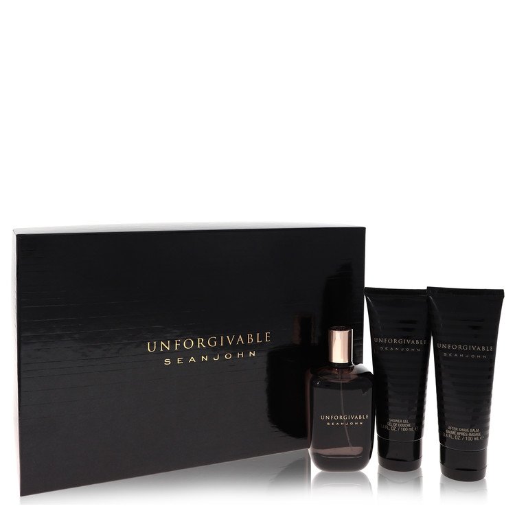 CX.PRES. 125 ML Eau De Toil.ML Gel de Banho+100 ML Pós Barba Masculino Sean John Unforgivable Col.