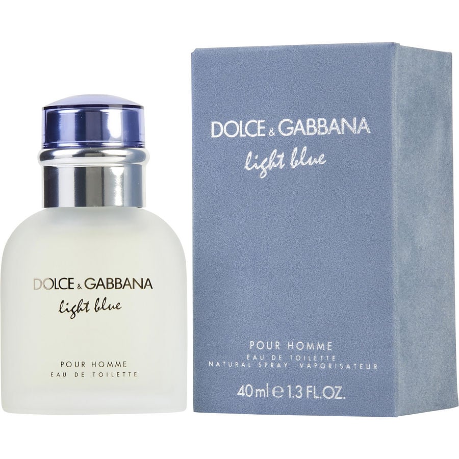 Perfume Masculino D & G Light Blue Dolce & Gabbana Eau De Toilette Spray 38 Ml