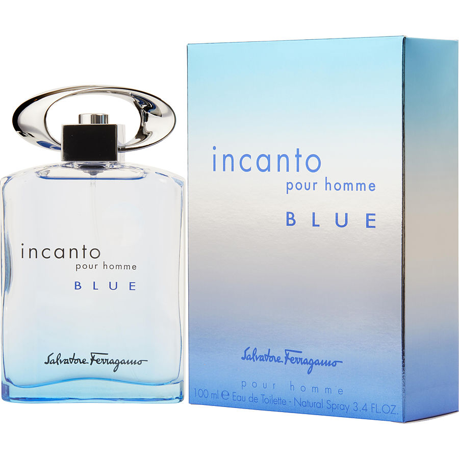 Perfume Masculino Incanto Blue Salvatore Ferragamo Eau De Toilette Spray 100 Ml