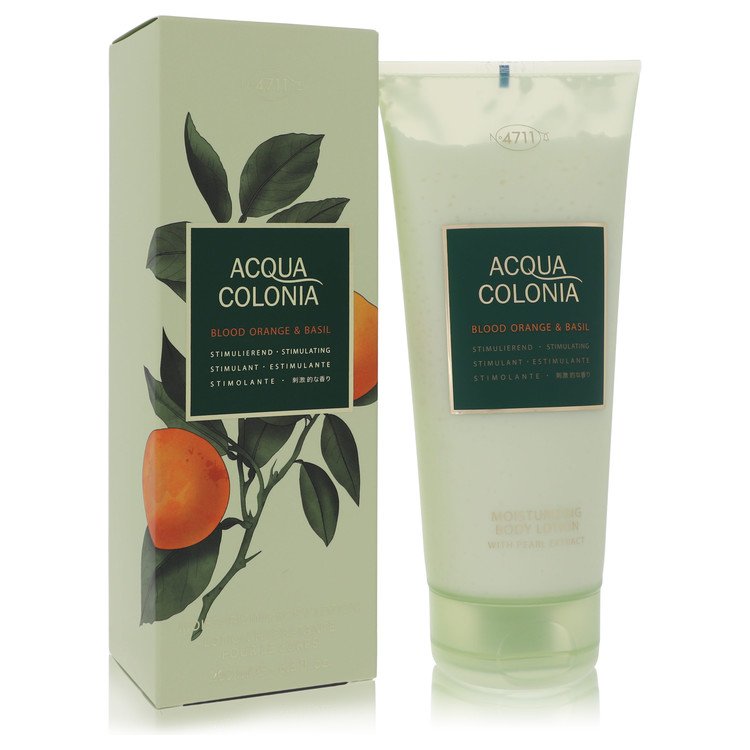 Perfume Feminino 4711 Acqua Colônia Blood Orange Basil Loção Corporal Maurer & Wirtz 200 ML Loção