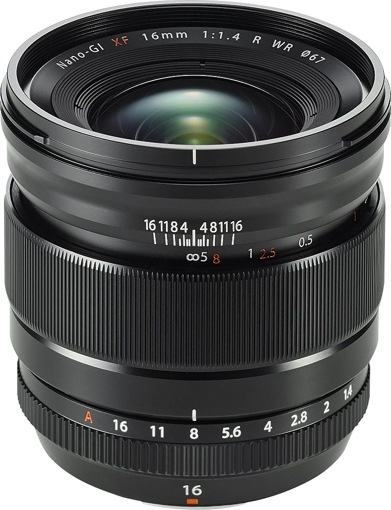 Fujifilm - Lente ultra grande angular XF16mmF1.4 WR - Preta-16463670