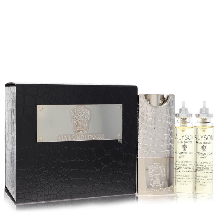 Perf.Masculino Alyson Oldoini Rhum D'Hiver 60 Ml eau De Parfum -Inclui 3 X 20Ml Refil e Aromatizador