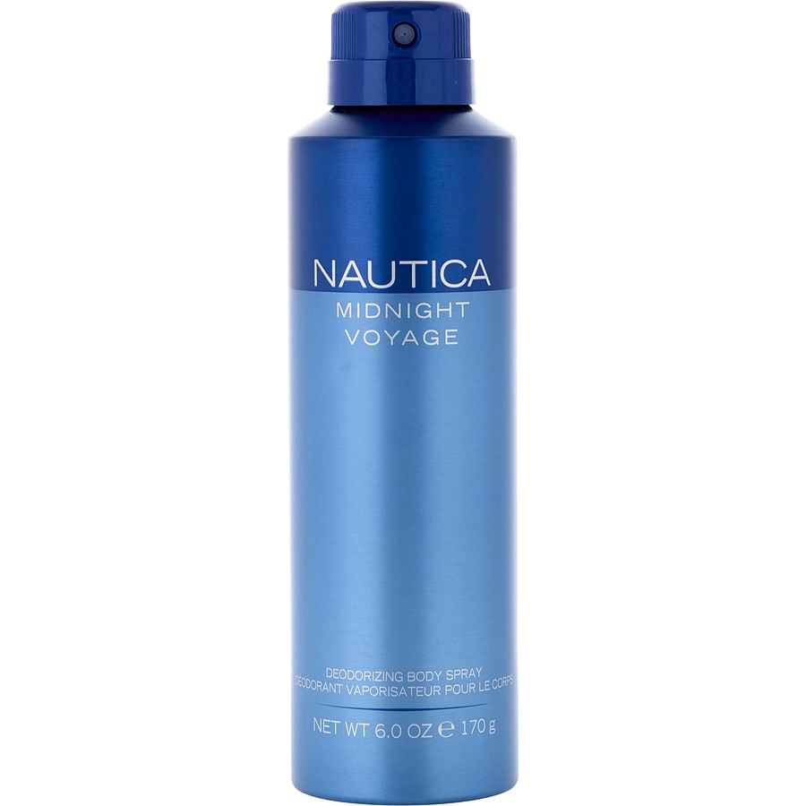 Água De Cheiro Masculina Nautica Midnight Voyage Deodorizing Spray Corporal 180 Ml