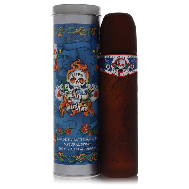 Perfume Masculino Cuba Wild Heart Fragluxe 100 ML Eau De Toilette