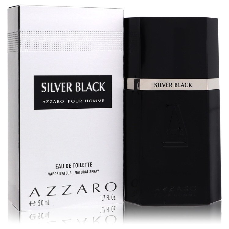 Perfume Masculino Silver Black Azzaro 50 ML Eau De Toilette