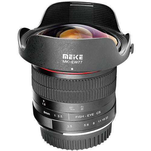 Lente para Câmera Fotográfica Meike MK-8mm f/3.5 Fisheye