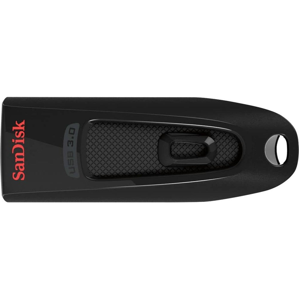 Pen Drive SanDisk - Unidade Flash Ultra 128GB USB 3.0 - Preto-SDCZ48-128G-A46