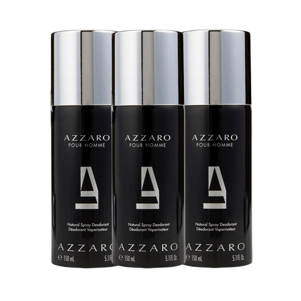KIT COM 3 unidades Desodorante Azzaro 150 ML Masculino