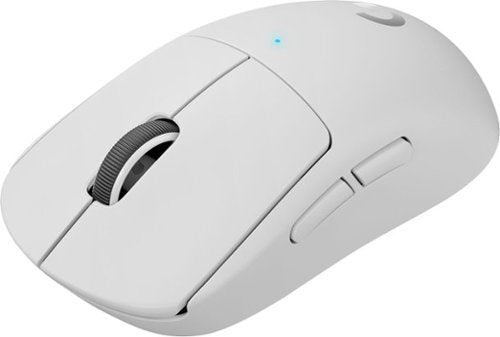 Logitech - PRO X SUPERLIGHT Lightweight Wireless Optical Gaming Mouse with HERO 25K Sensor - White