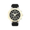 Timex - Relógio unissex UFC King 45 mm - Pulseira preta com mostrador preto, caixa de dois tons - Preto-TW2V99200JR