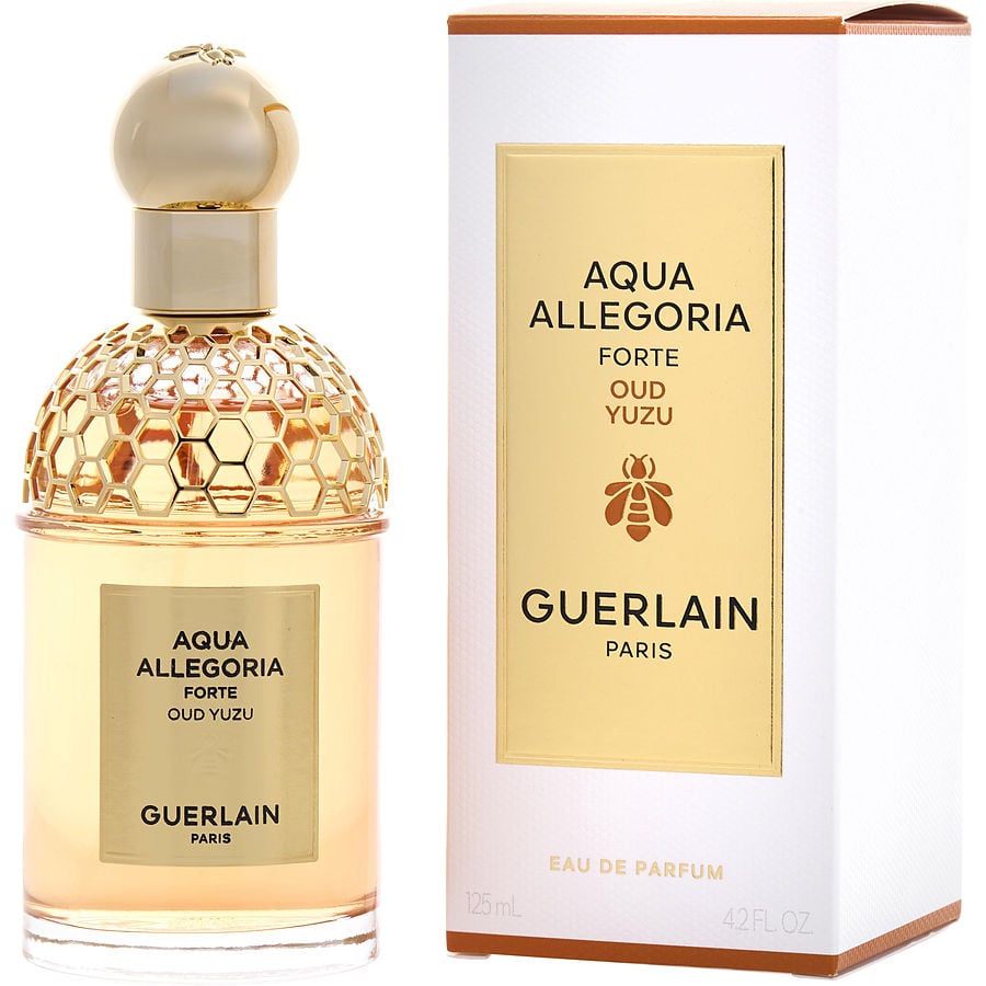 Perfume Unisex Guerlain Aqua Allegoria Oud Yuzu Forte EDP Spray Recarregável 125 Ml