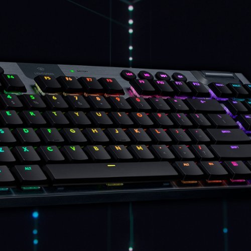 Logitech - G915 LIGHTSPEED TKL Wireless Mechanical GL Linear Switch Gaming Keyboard with RBG Backlighting - Black