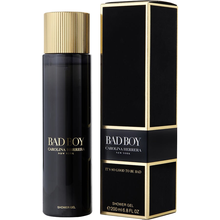 Gel De Banho Masculino Carolina Herrera Ch Bad Boy 200 Ml