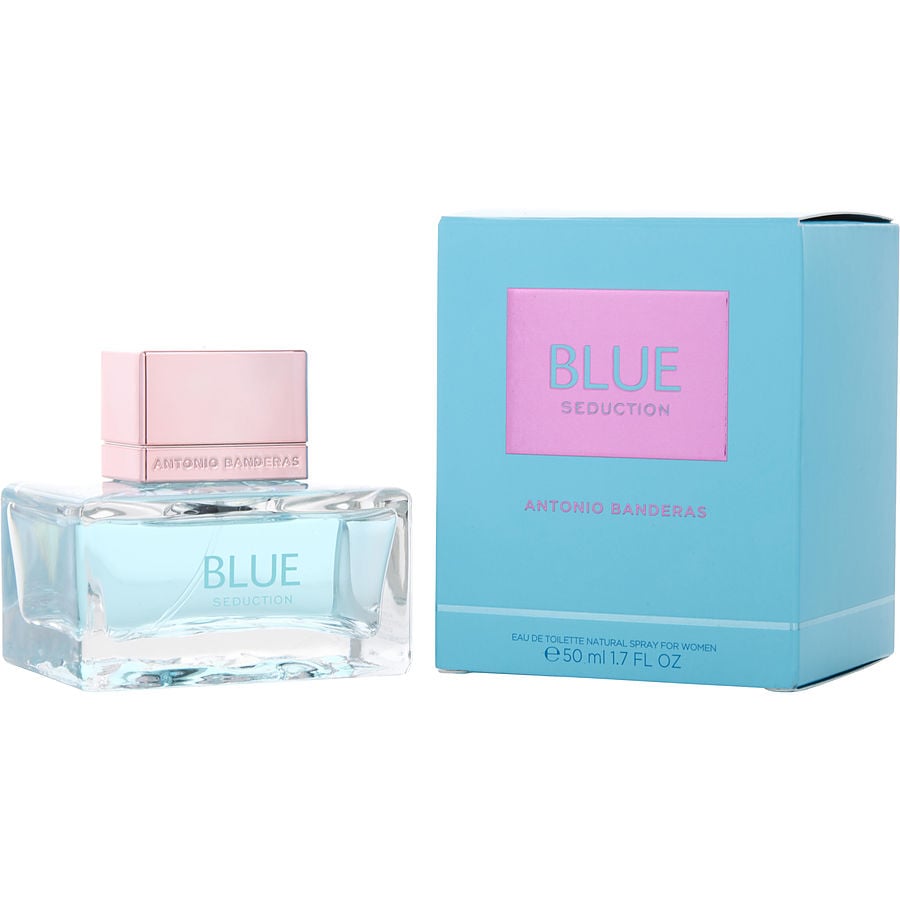 Perfume Feminino Antonio Banderas Blue Seduction Edt Spray 50 Ml (Nova Embalagem)
