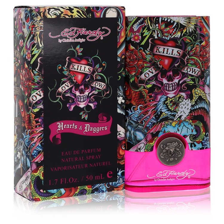 Perfume Feminino Ed Hardy Hearts & Daggers Christian Audigier 50 ML Eau De Parfum