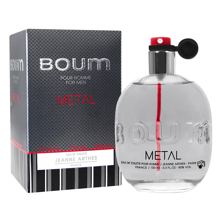Perfume Masculino Jeanne Arthes Boum Metal Edt Spray 100 Ml