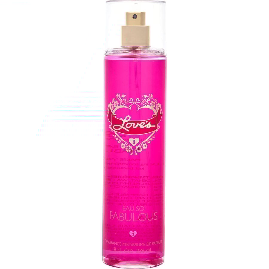Água De Cheiro Feminino Dana Loves Eau So Fabulous Fragrance Mist 236 Ml