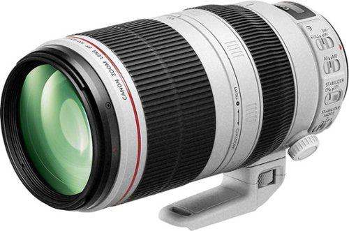 Canon - Lente zoom telefoto EF100-400mm F4.5-5.6L IS II USM para câmeras EOS DSLR - Branco-9524B002