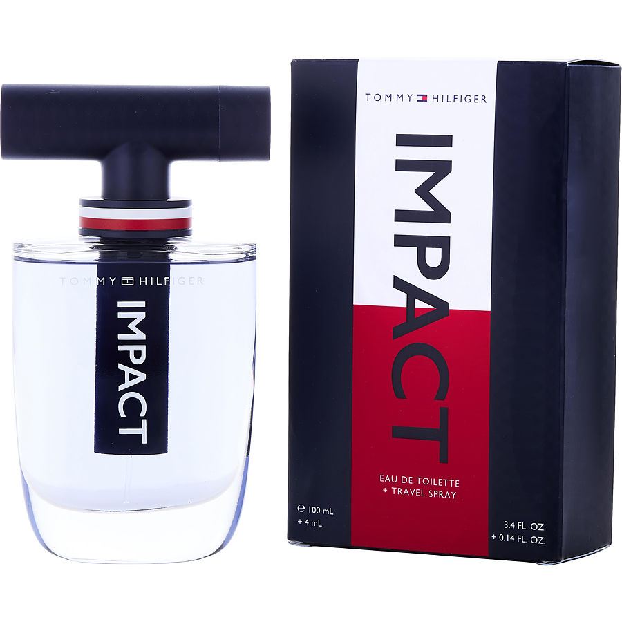 Toilette Spray Masculino Tommy Hilfiger Impact Tommy Hilfiger Eau 100 Ml + Eau De Toilette Travel Spray 04 Ml