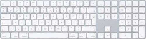 Apple - Magic Keyboard Com Numeric Keypad - Prata /Branco