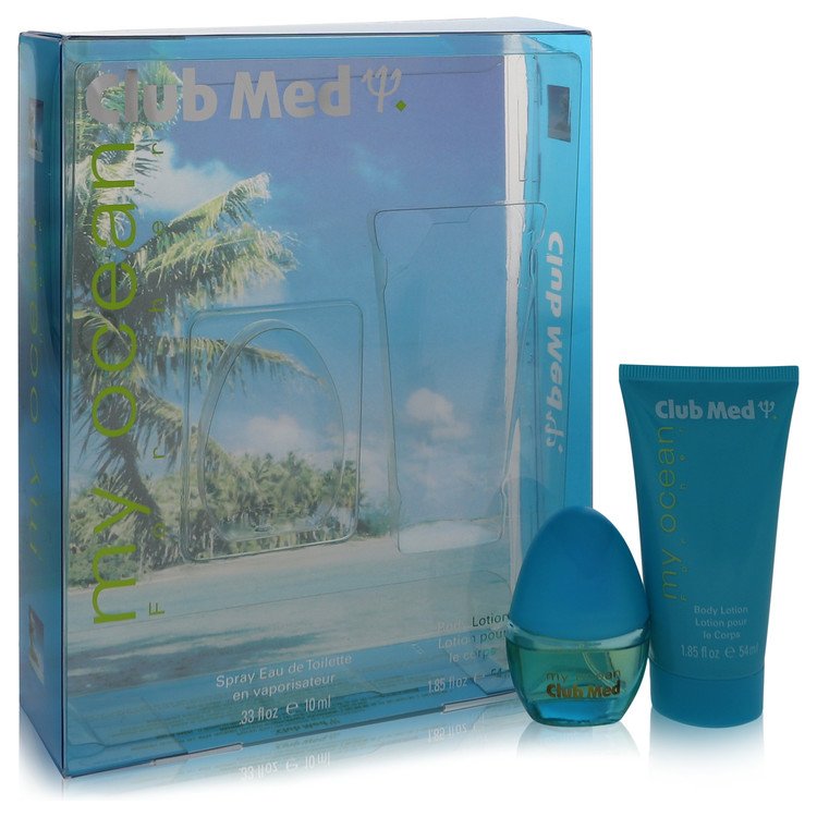 Perfume Feminino Club Med My Ocean Cx.Presentes Coty Coty Mini EDT + ML Loção Corporal