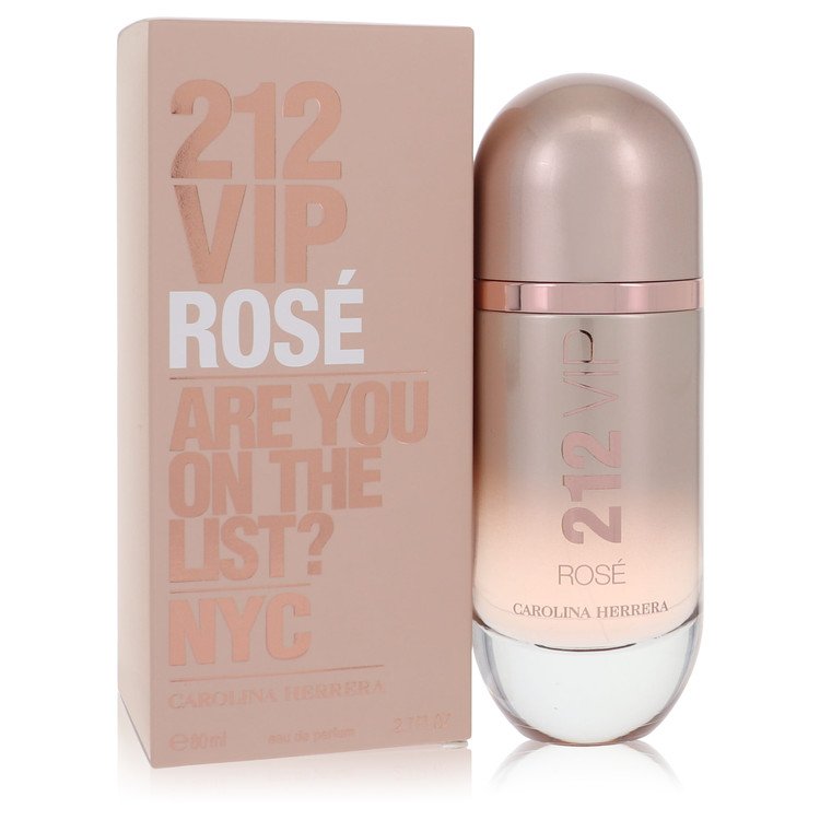 Perfume Feminino 212 Vip Rose Carolina Herrera 80 ML Eau De Parfum
