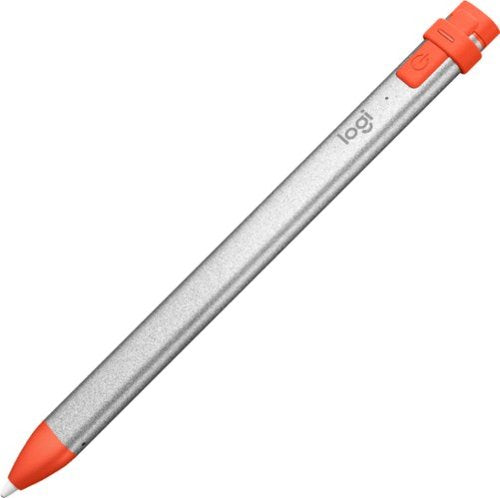 Logitech - Crayon Digital Pencil for All Apple iPads (2018 releases and later) - Orange