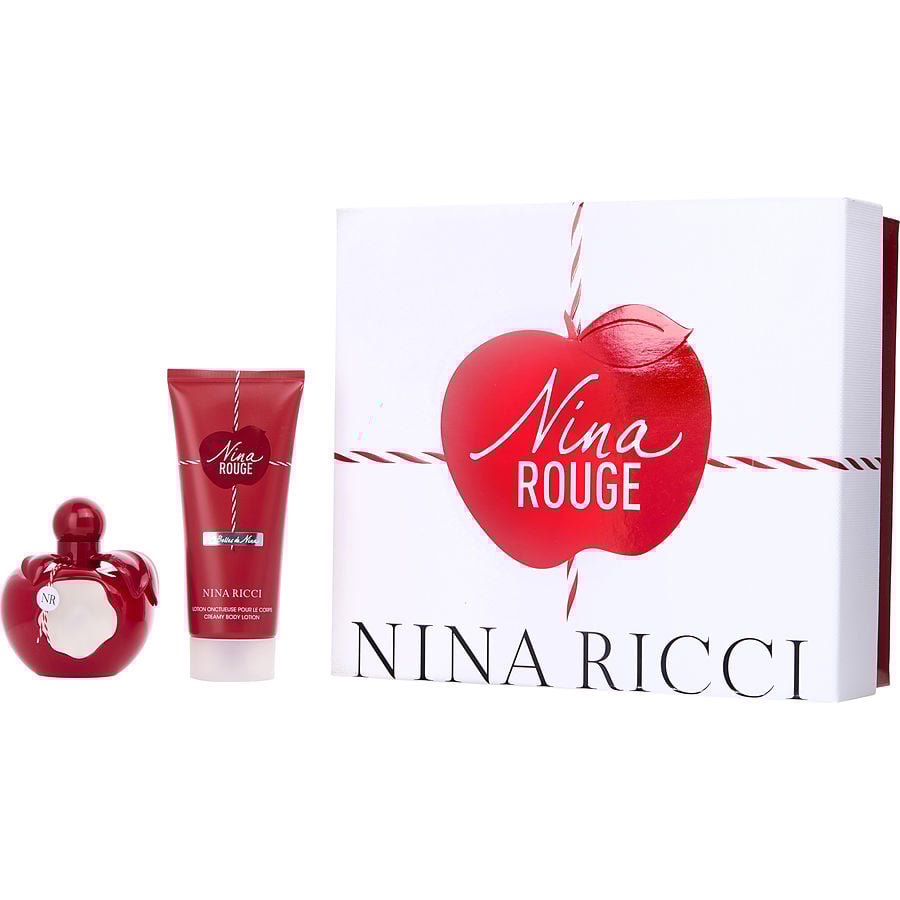 Perfume Feminino Nina Ricci Rouge Edt Spray 80 Ml & Loção Corporal 100