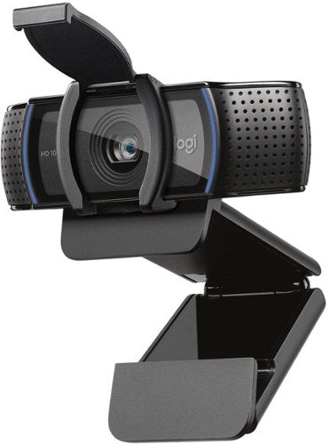 Logitech - C920s Pro 1080 Video Conferencing, Streaming, and Gaming Webcam with Privacy Shutter - Black